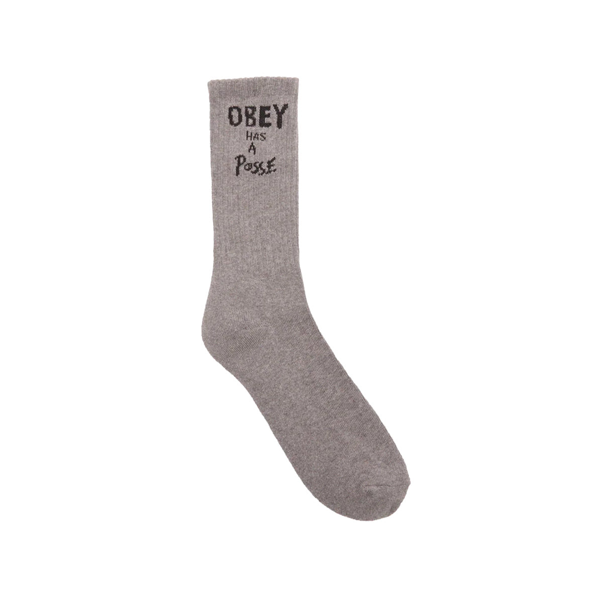 OBEY HAS A POSSE SOCKS 'ASH GREY'