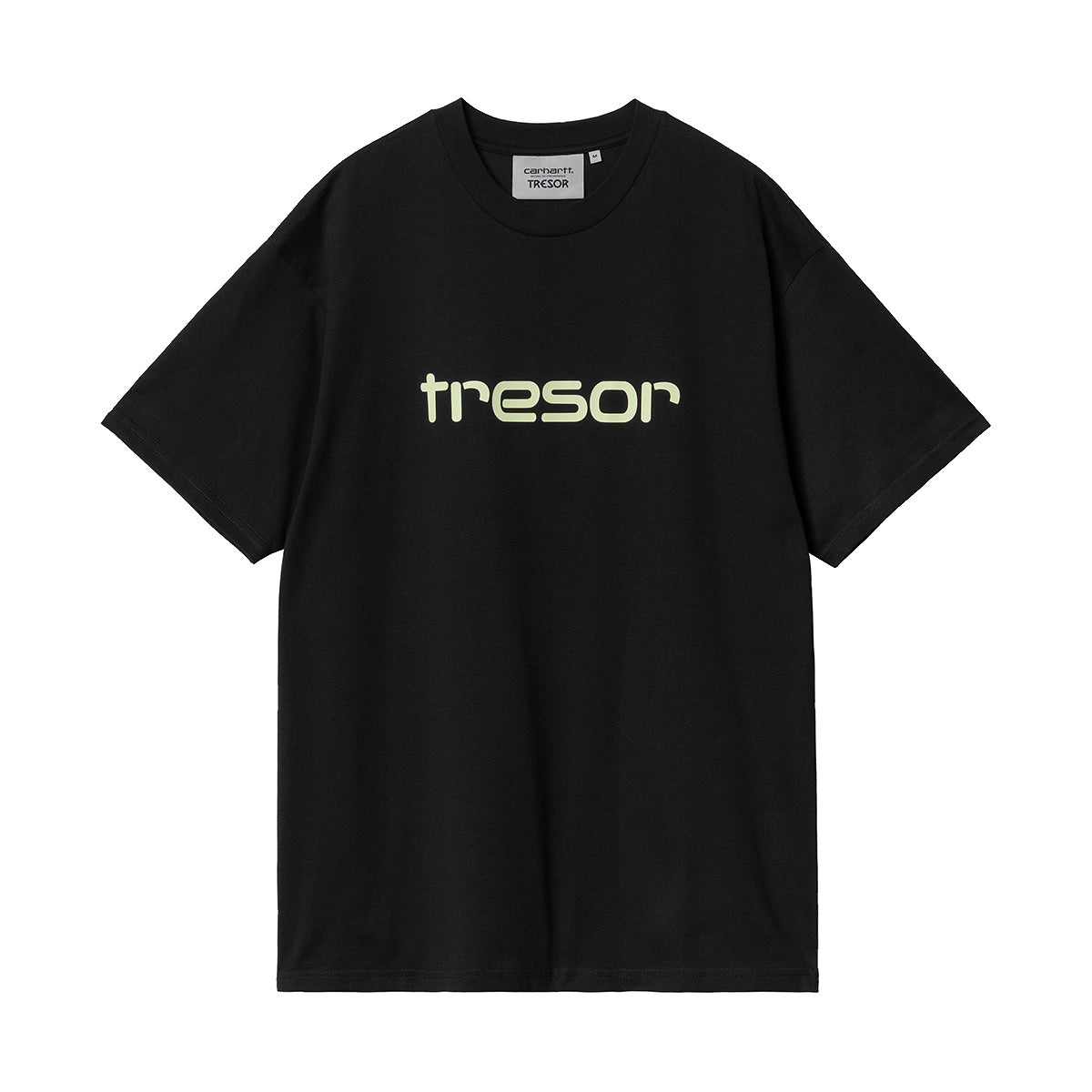 WIP + Tresor Techno Alliance T-Shirt 'Black/Glow Green'