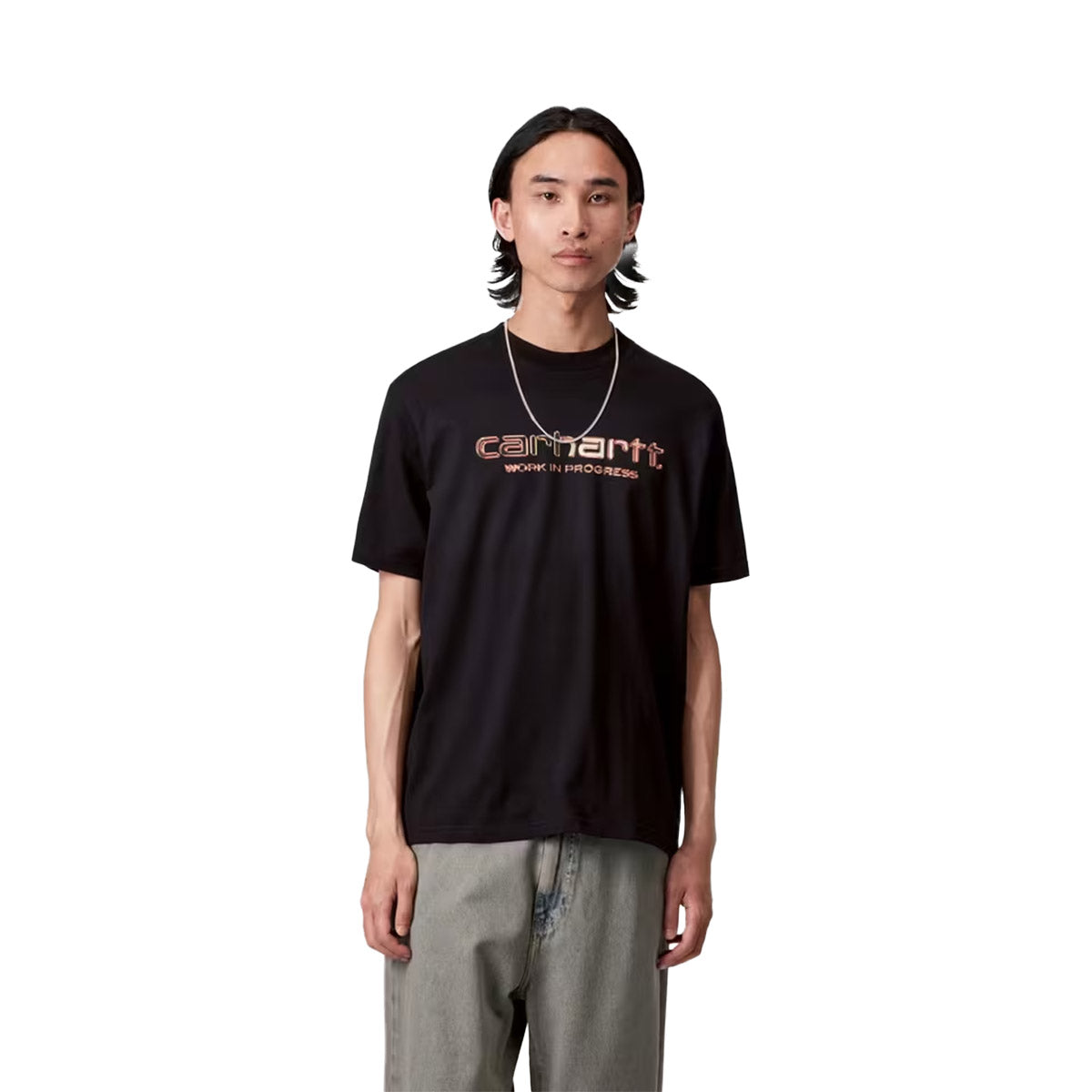 S/S Solar Chrome Script T-Shirt 'Black'