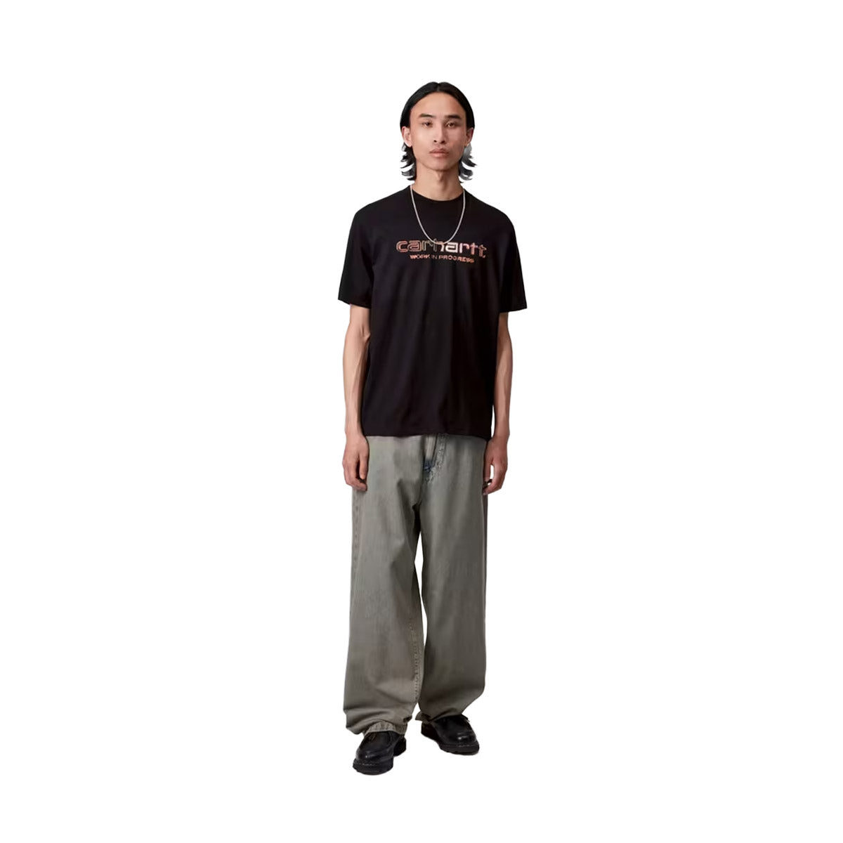 S/S Solar Chrome Script T-Shirt 'Black'