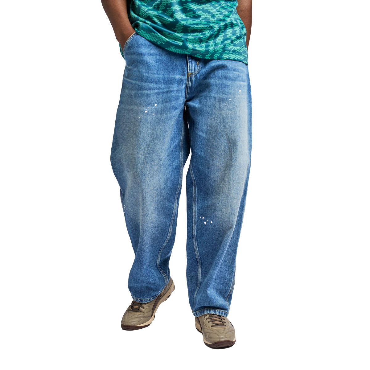 Landon Short 'Blue destroy was/splatter'