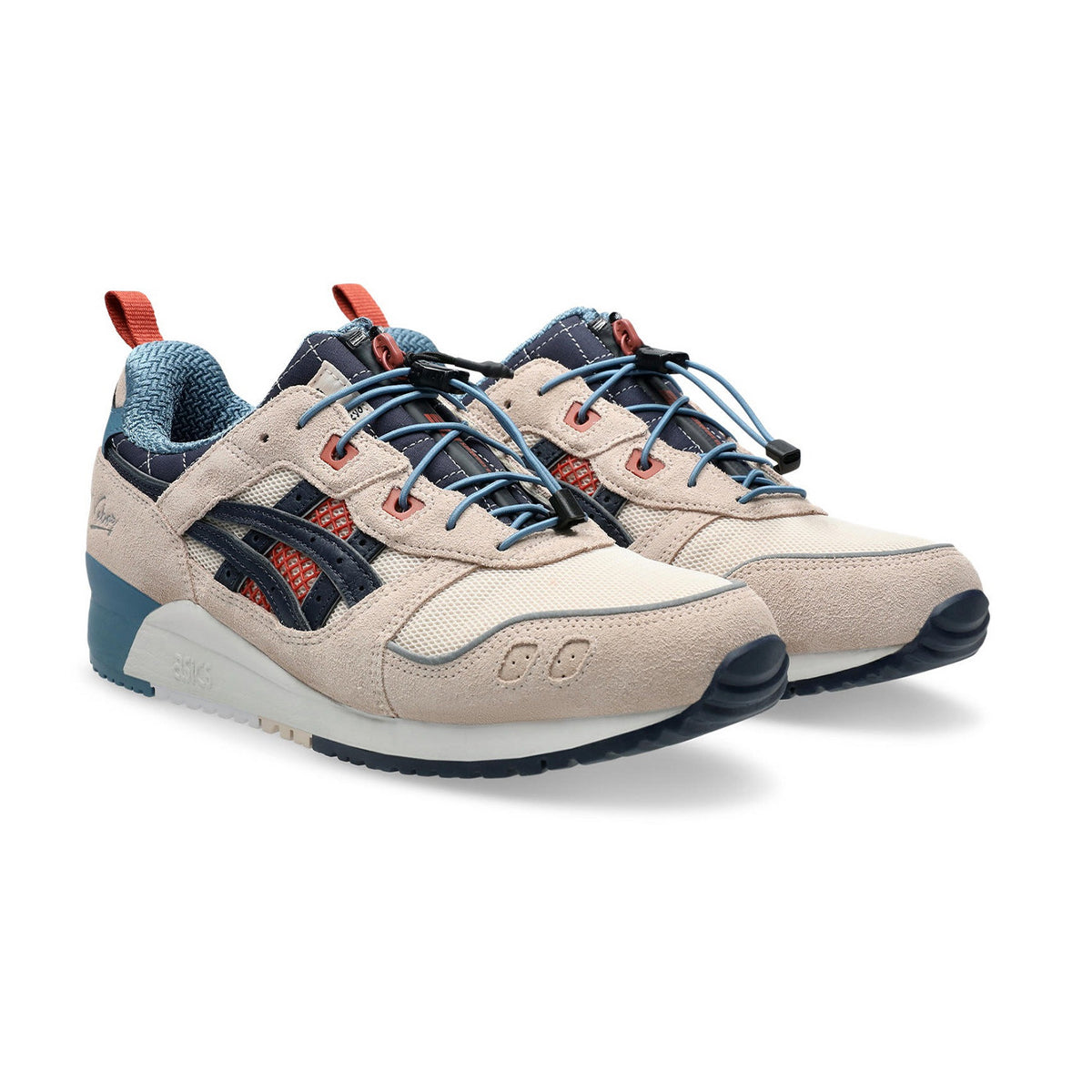 Mita Sneaker x Keboz + Asics Gel Lyte III OG 'Almond Peach/Navy'