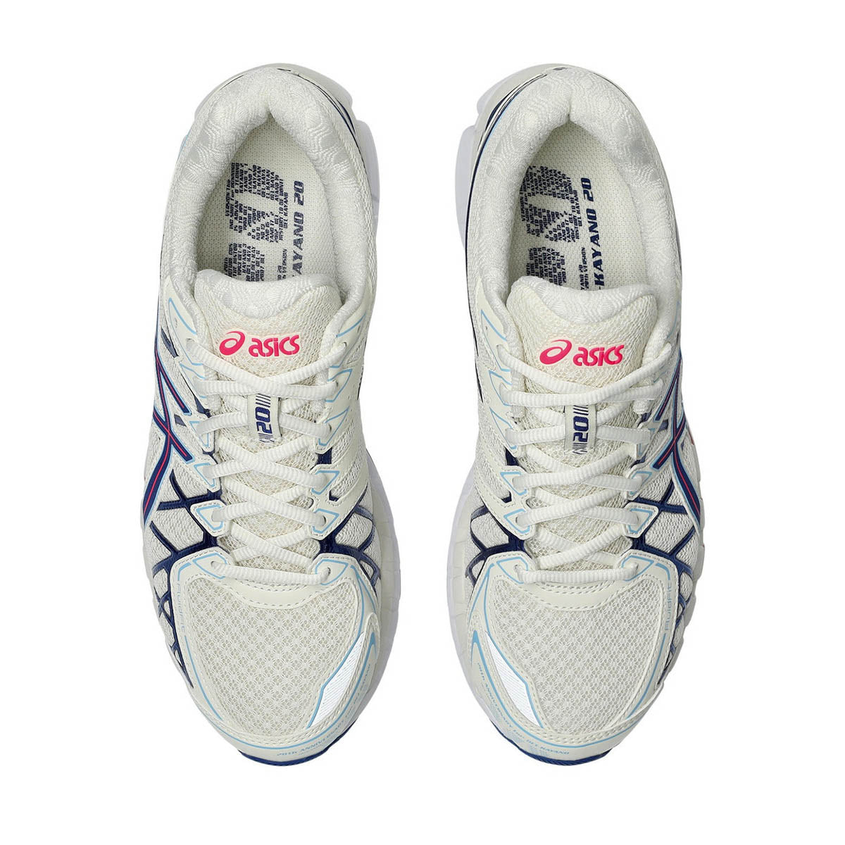 GEL-KAYANO 20 'CREAM/DEEP MARINE'