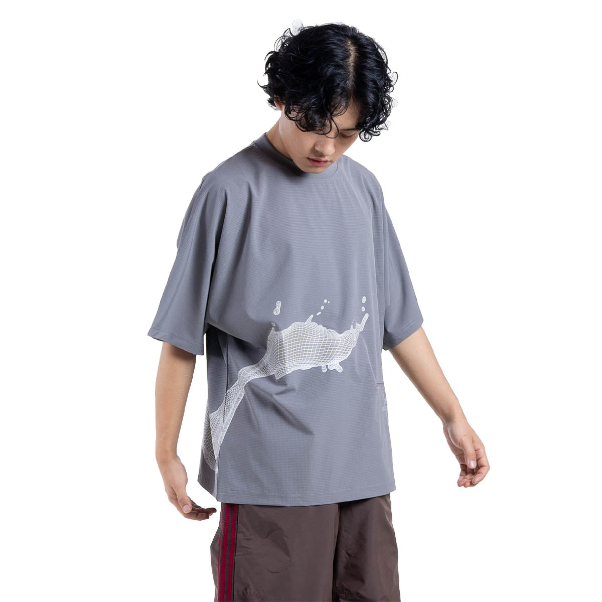 3D Flow Tee 'Grey'