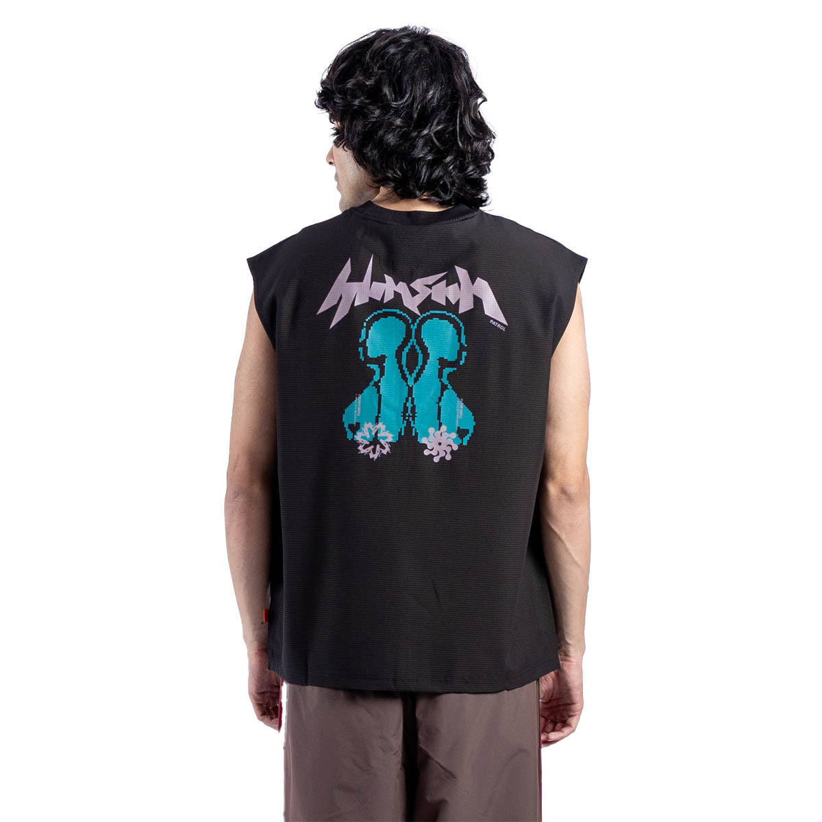 CF Double Sleeveless Tee 'Black'