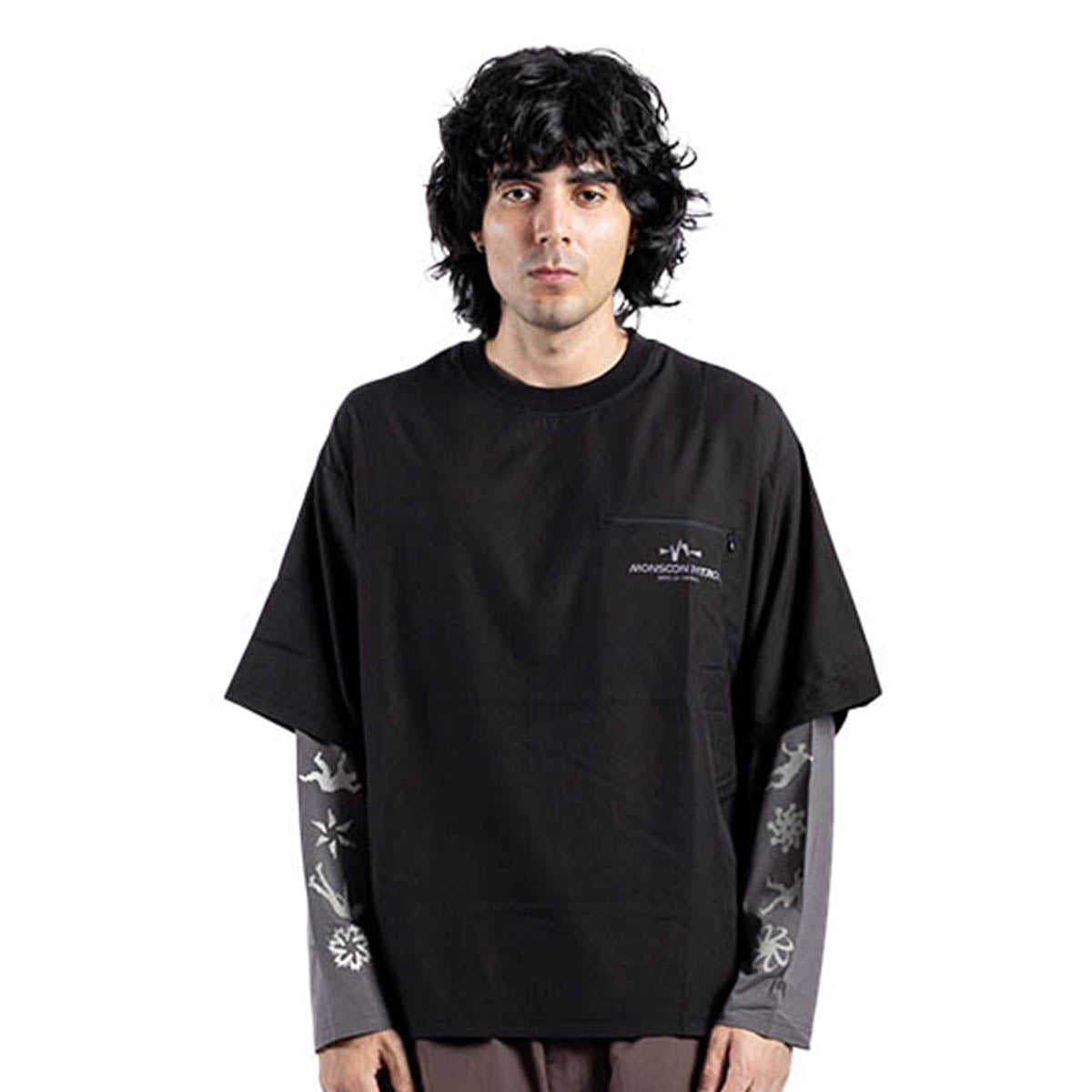 Formless Double Sleeve L/S Tee 'Black'