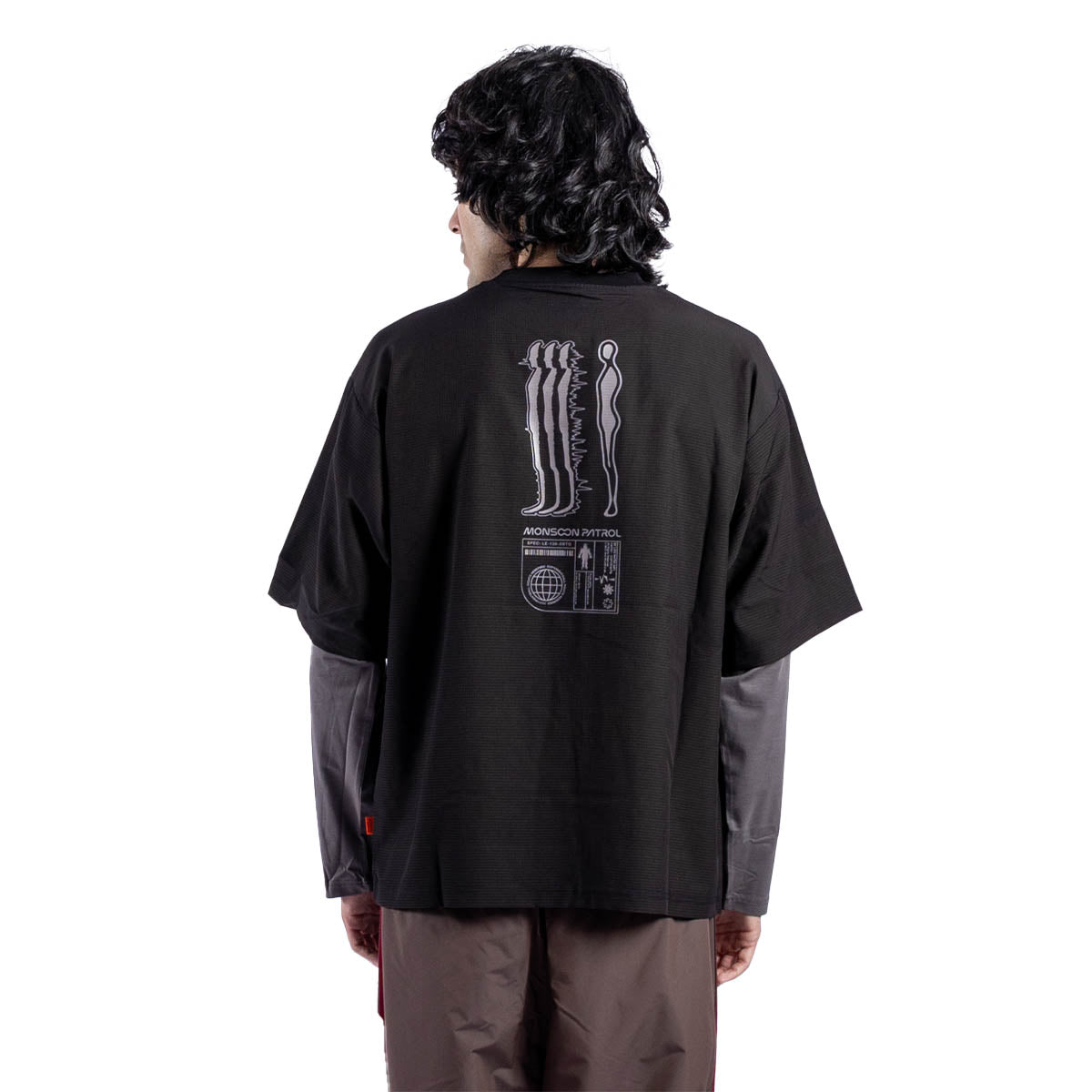 Formless Double Sleeve L/S Tee 'Black'