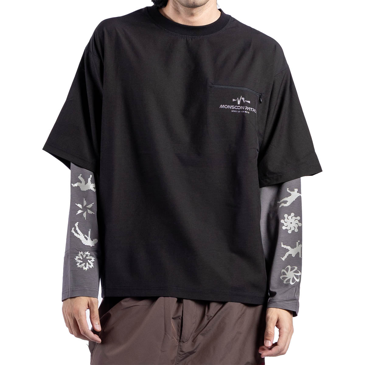 Formless Double Sleeve L/S Tee 'Black'
