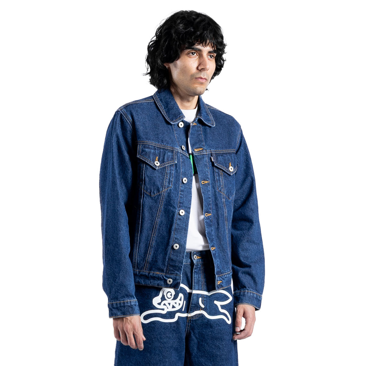 Running Dog Denim Trucker Jacket 'Indigo'