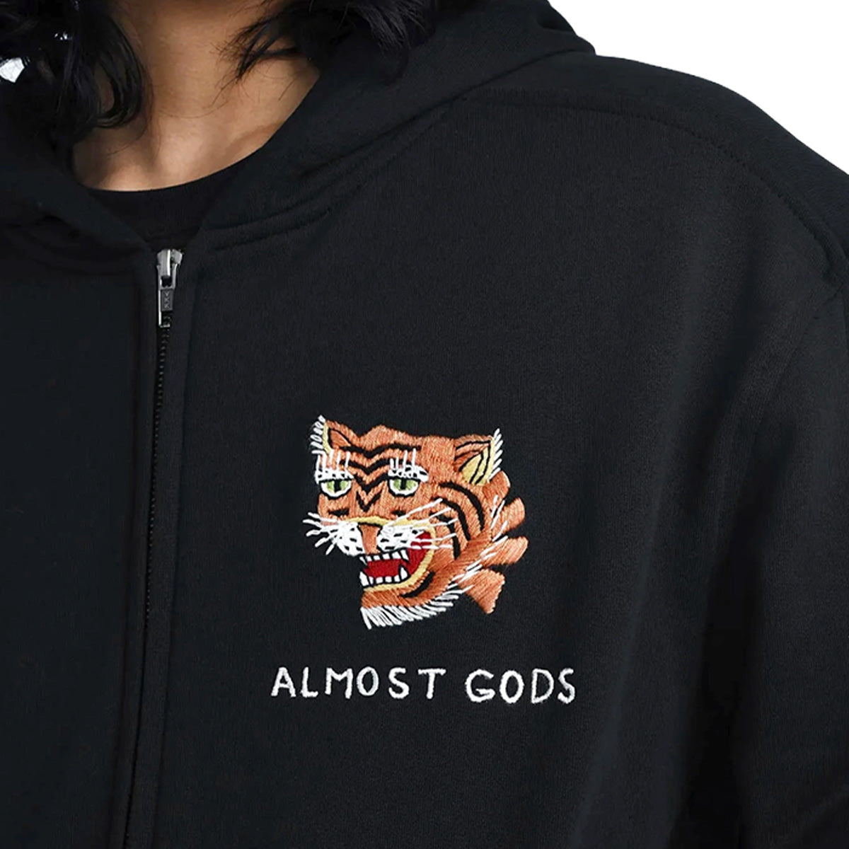 Hand Embroidered Saigon Zip Hoodie