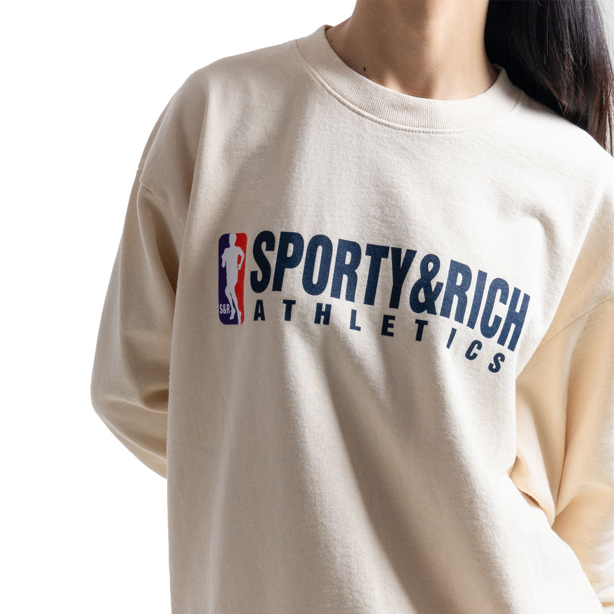 Team Logo Sweatshirt 'Cream Navy'