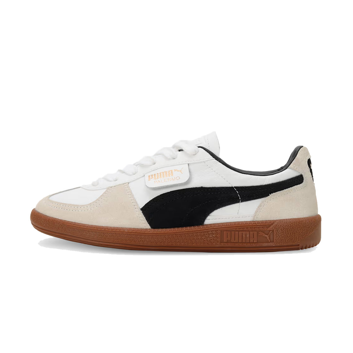 Palermo Lth Res 'White/Dark Indigo'