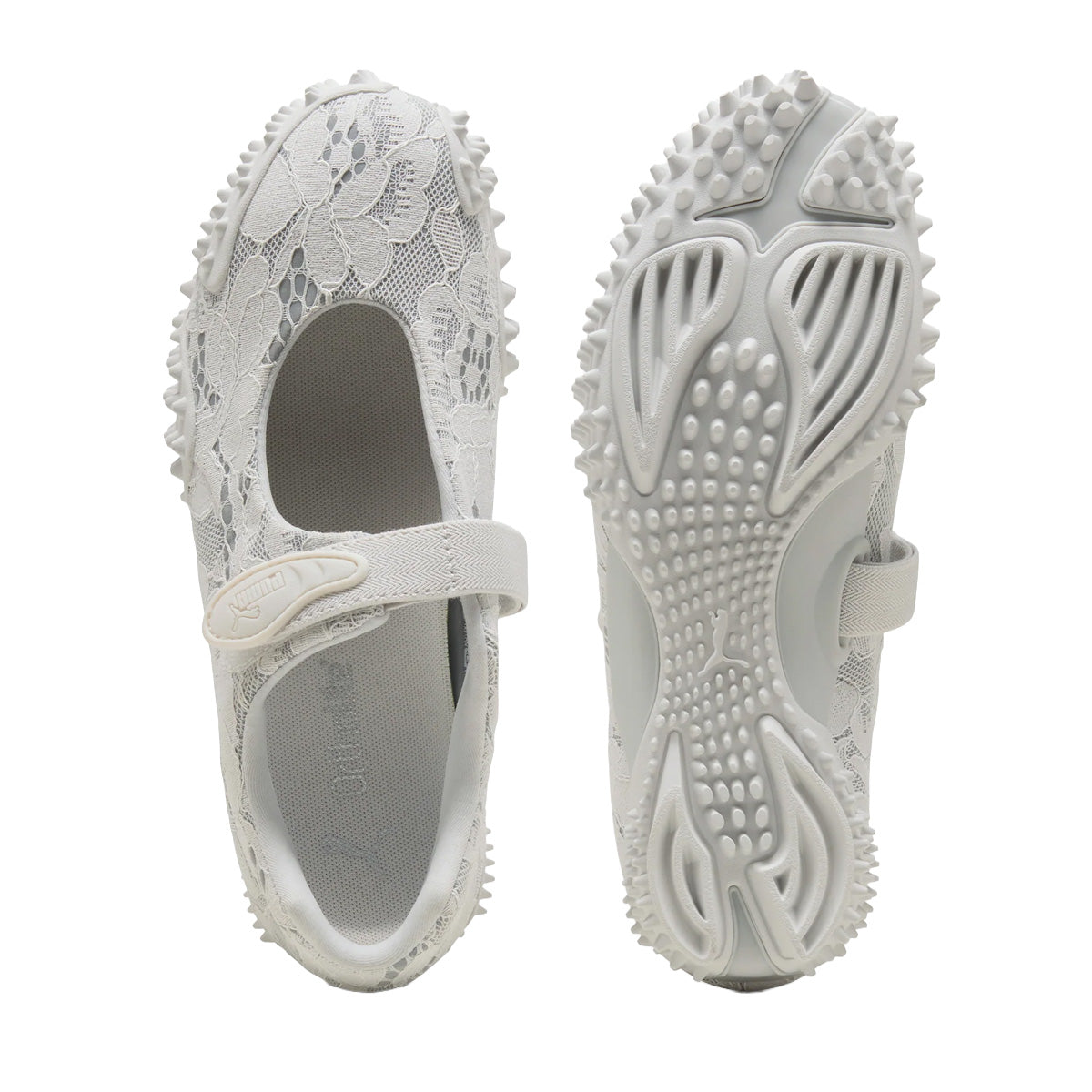 Mostro Fey Lace 'Feather Gray'