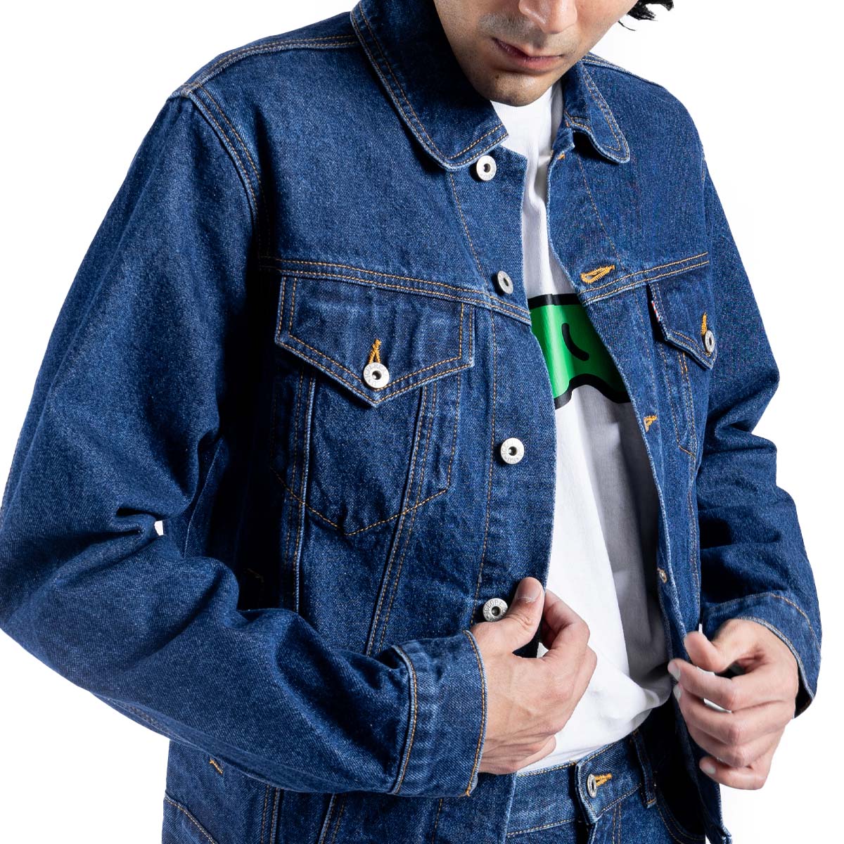 Running Dog Denim Trucker Jacket 'Indigo'