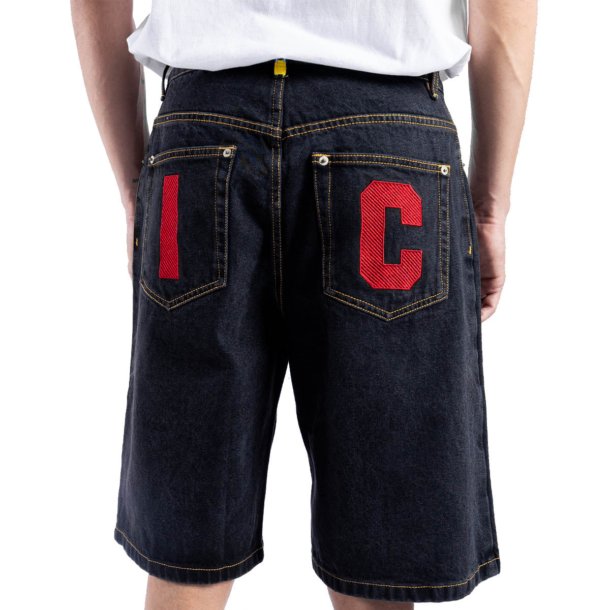 Running Dog Denim Shorts 'Black'