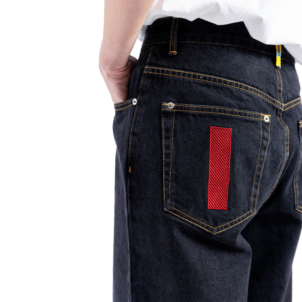 Running Dog Denim Shorts 'Black'
