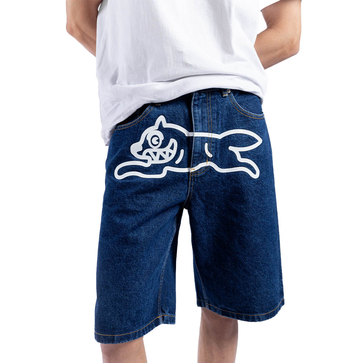 Running Dog Denim Shorts 'Indigo'