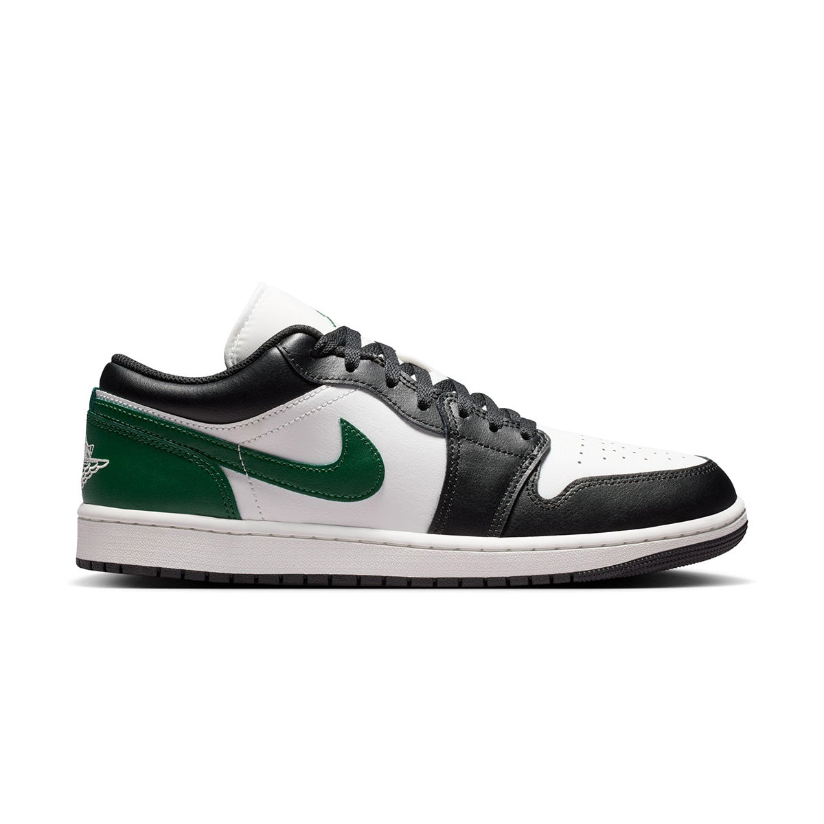 Air Jordan 1 Low 'BLACK/SUMMIT WHITE/GORGE GREEN'