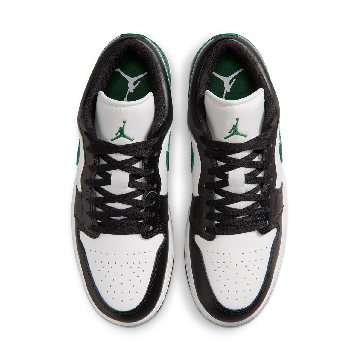 Air Jordan 1 Low 'BLACK/SUMMIT WHITE/GORGE GREEN'