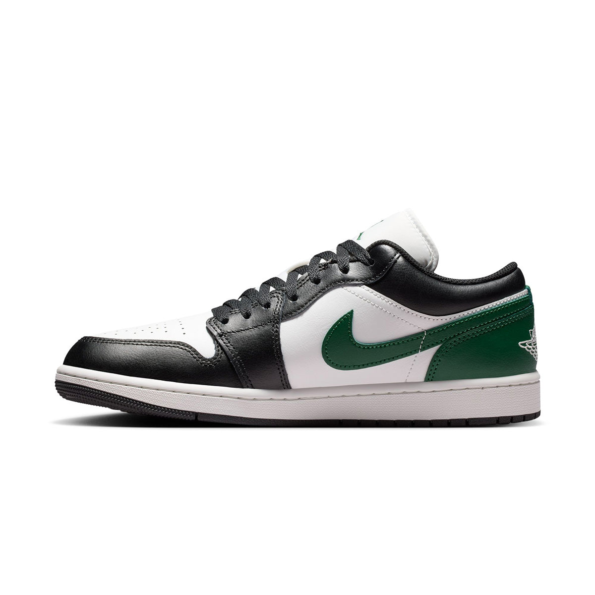 Air Jordan 1 Low 'BLACK/SUMMIT WHITE/GORGE GREEN'