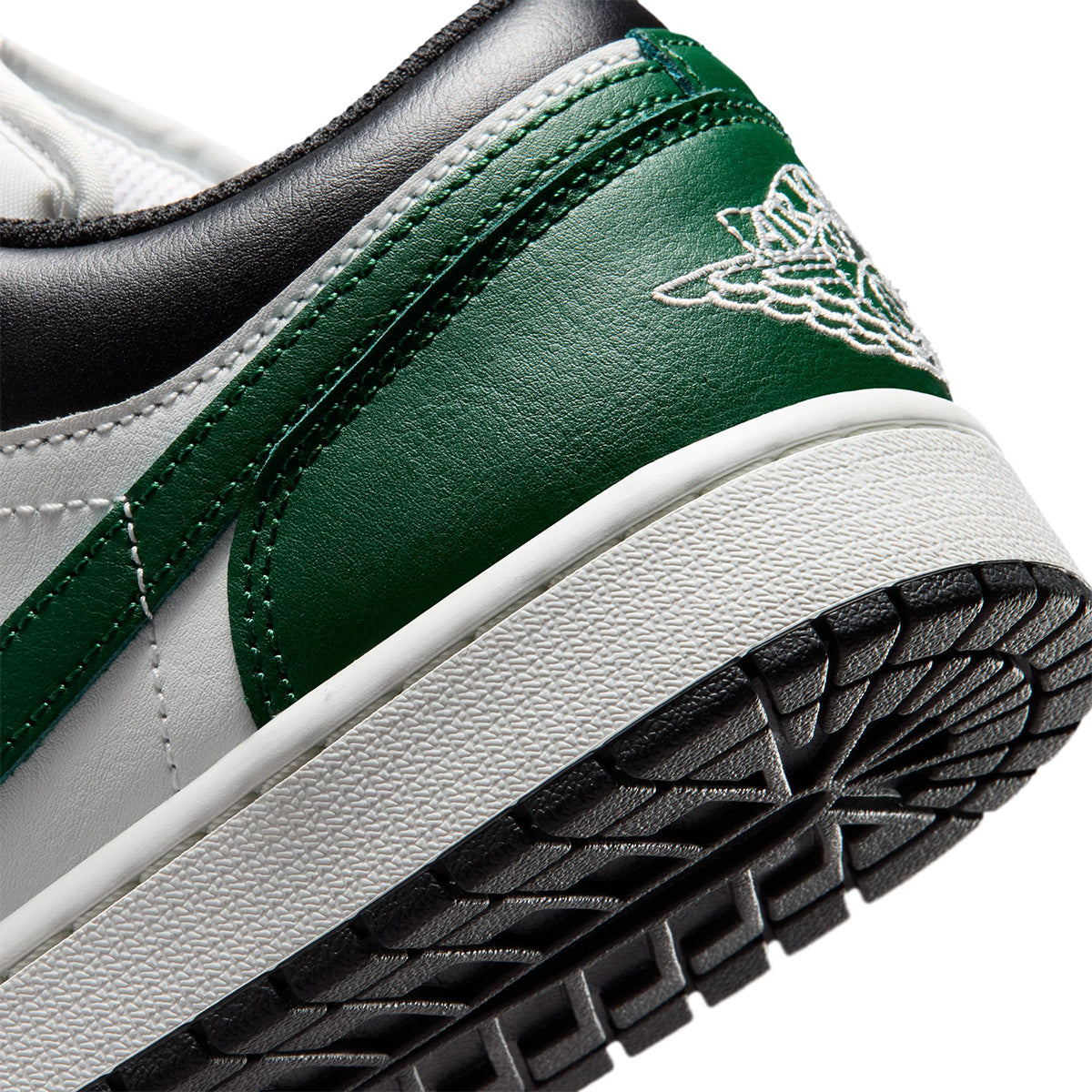Air Jordan 1 Low 'BLACK/SUMMIT WHITE/GORGE GREEN'