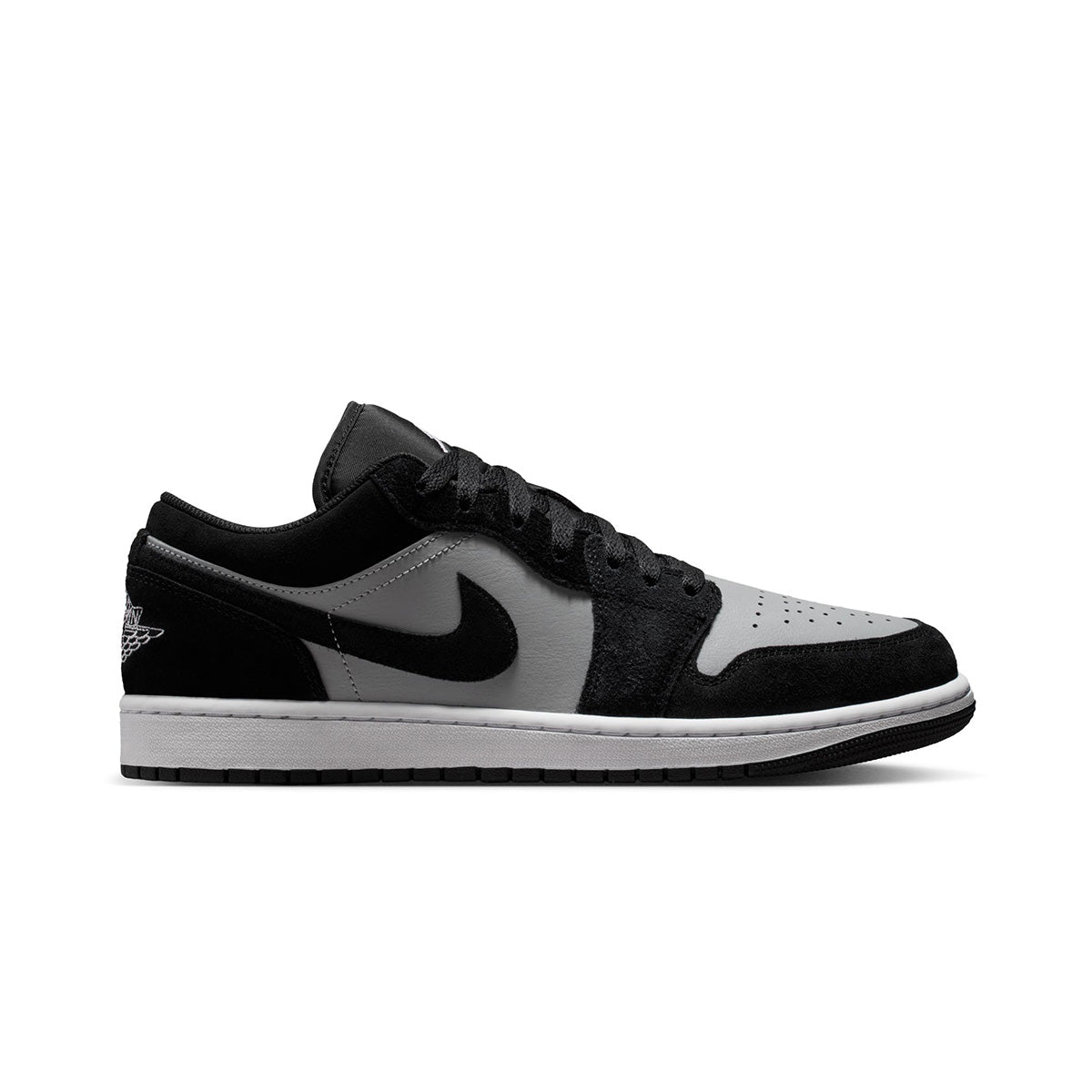 Air Jordan 1 Low 'BLACK/WHITE/LT SMOKE GREY'