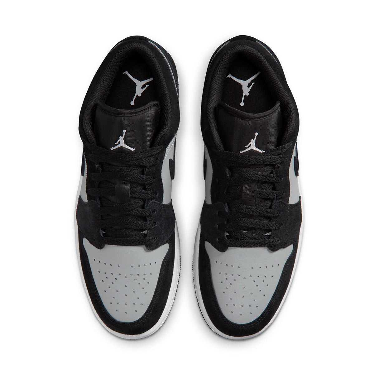 Air Jordan 1 Low 'BLACK/WHITE/LT SMOKE GREY'