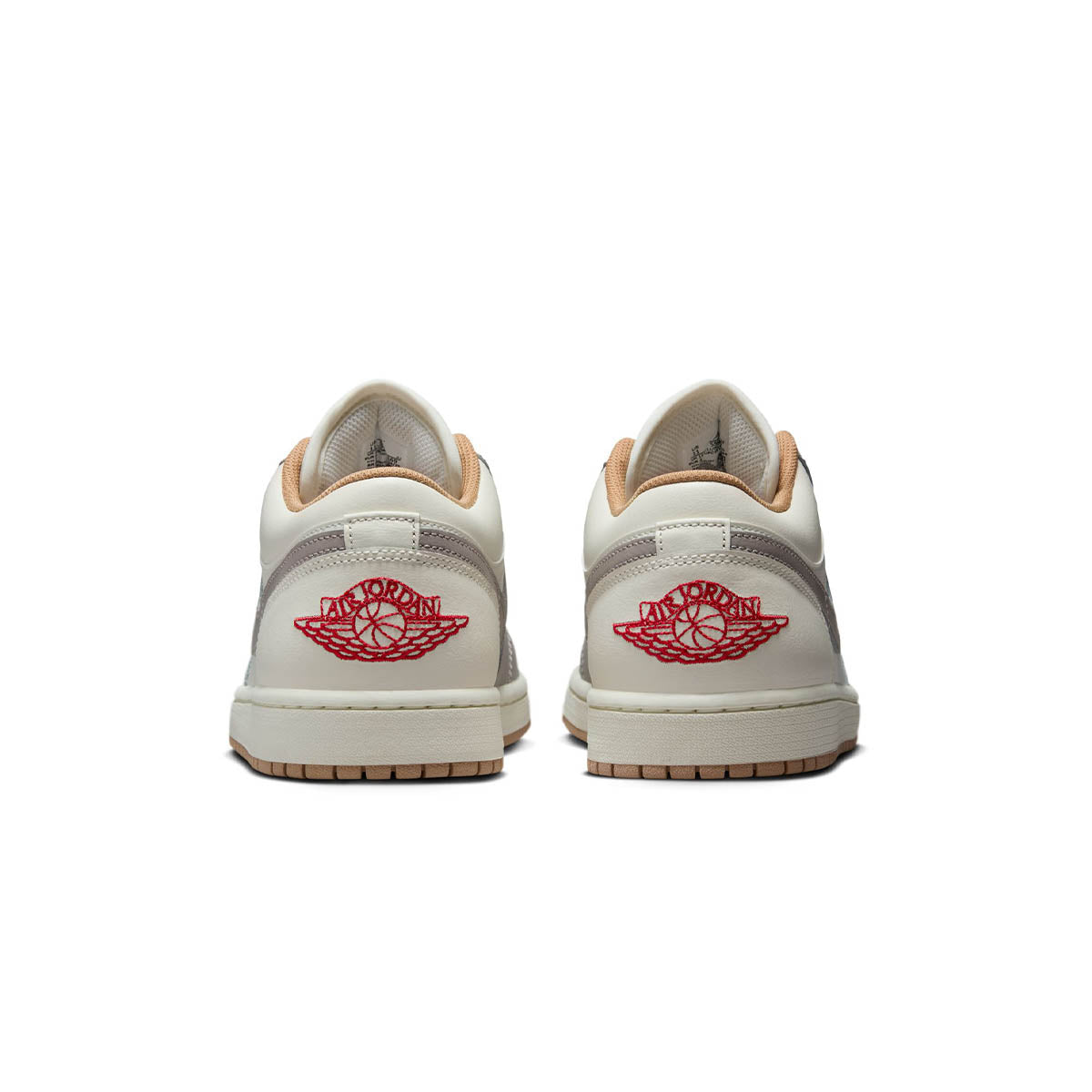 Air Jordan 1 Low 'Sail/College Grey/Hemp/Fire Red'