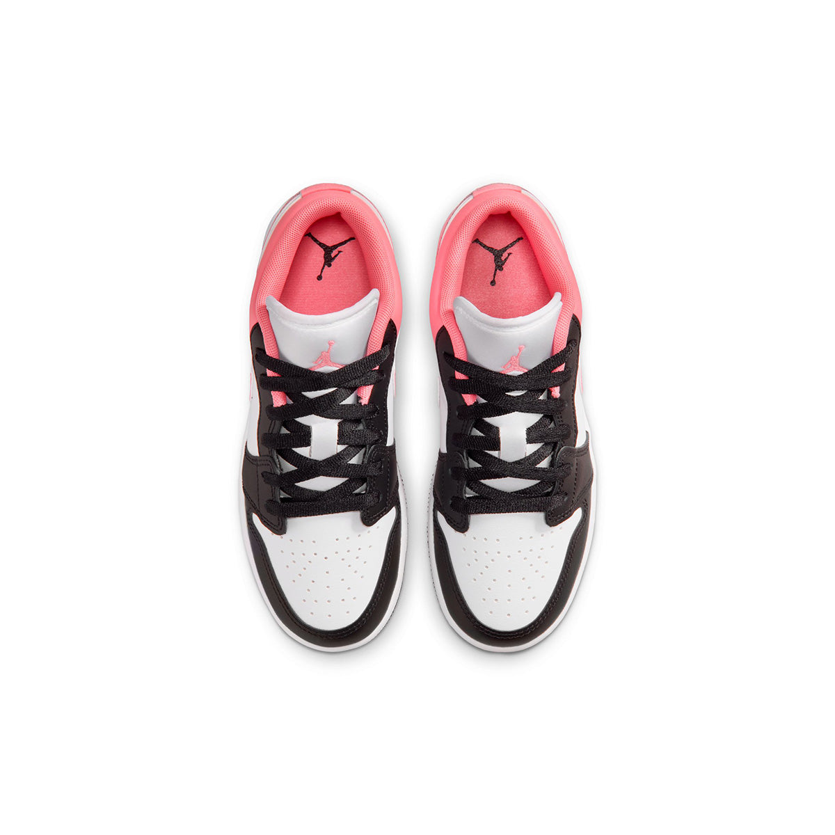 Air Jordan 1 Low GS 'BLACK/PINK GAZE-WHITE'