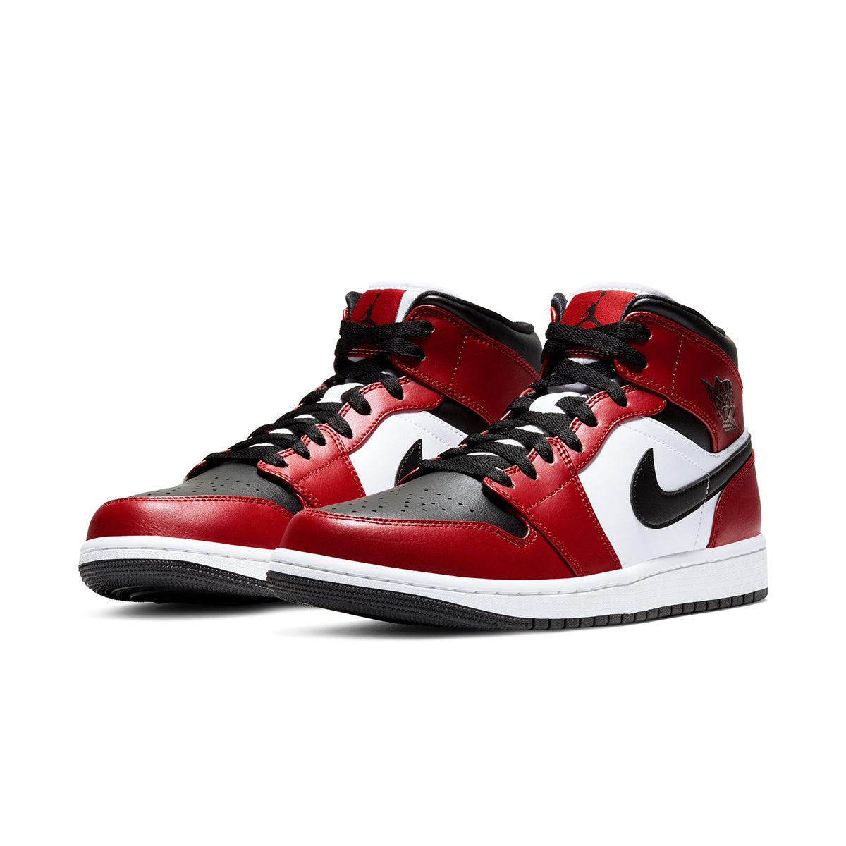 Air Jordan 1 Mid 'Black/White/Gym Red'