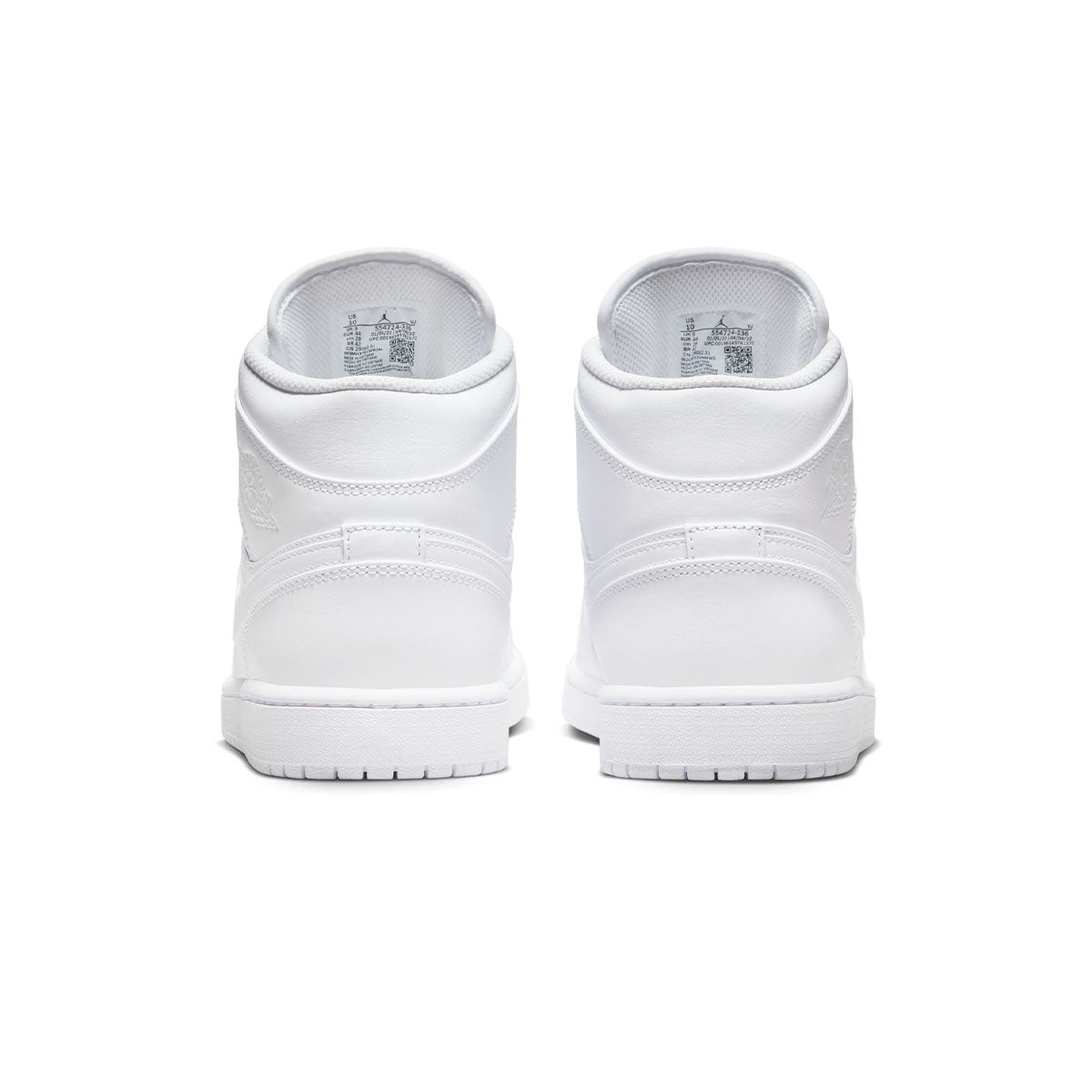 Jordan 1 Mid 'Triple White'