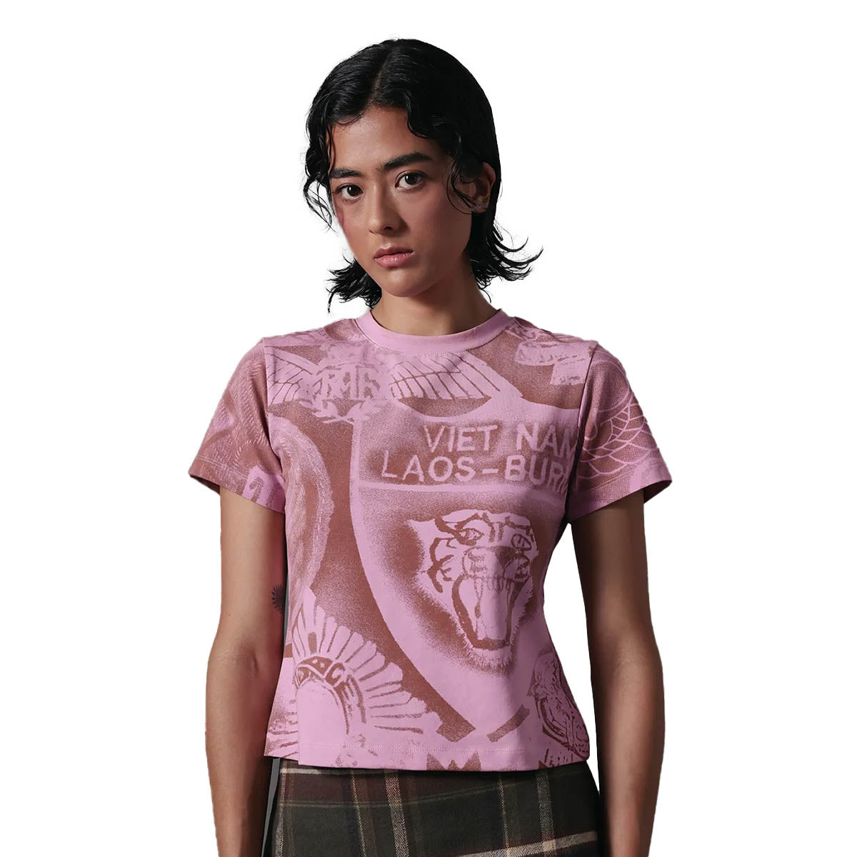 Aegis Relaxed Tee in Pink