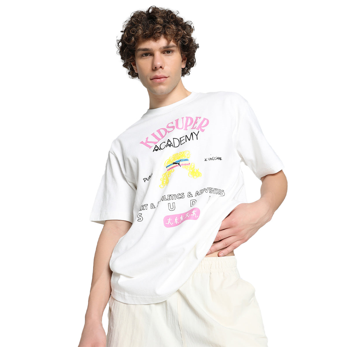 PUMA + KIDSUPER Graphic Tee 'White'