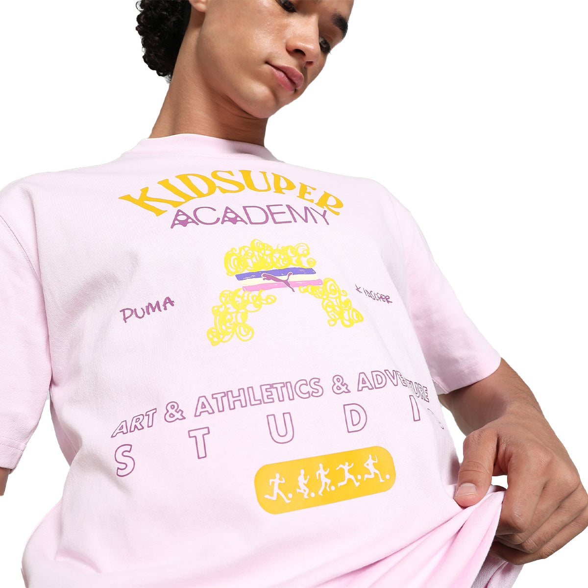 PUMA + KIDSUPER Graphic Tee 'Pearl Pink'