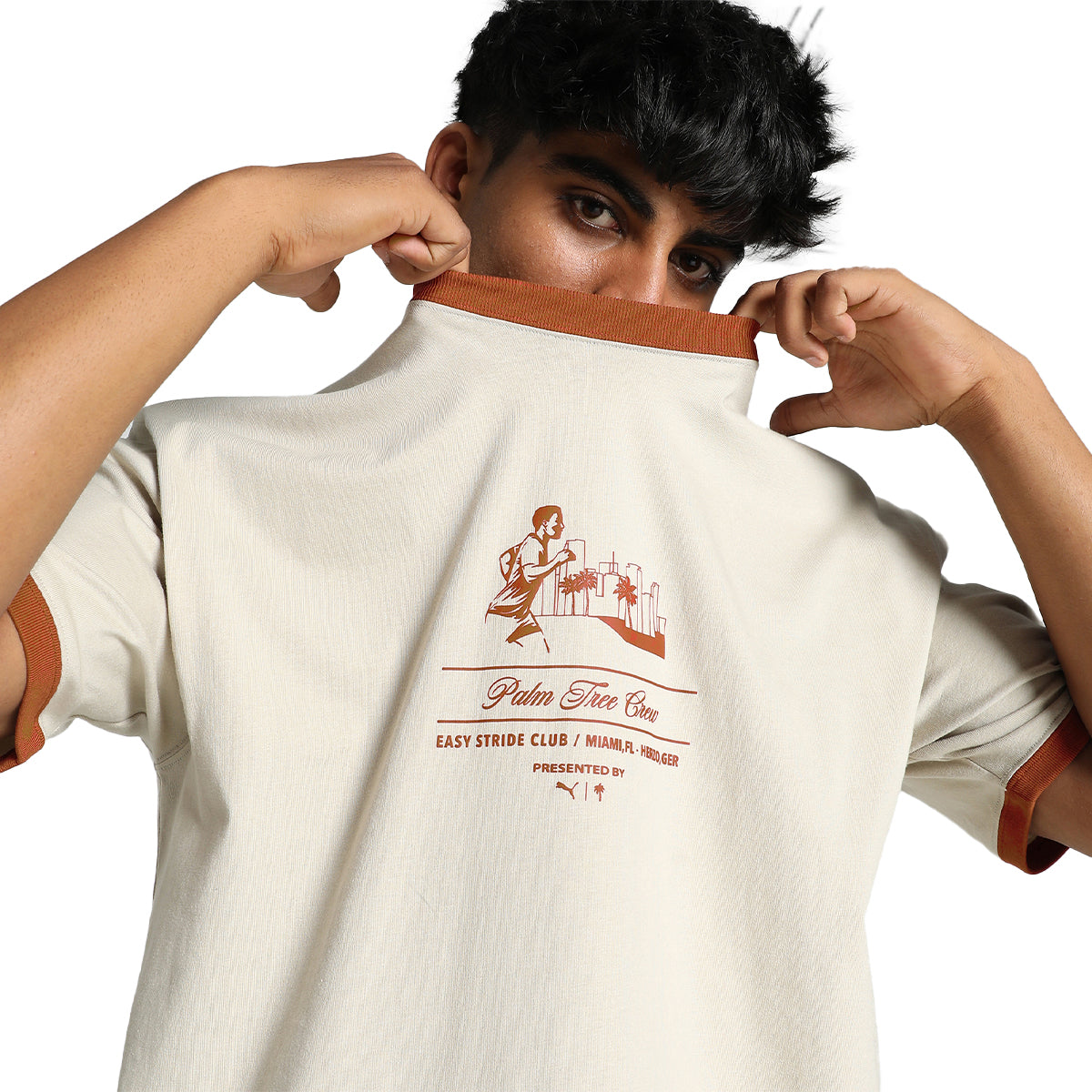 PUMA X PTC Ringer Tee 'Desert Dust'