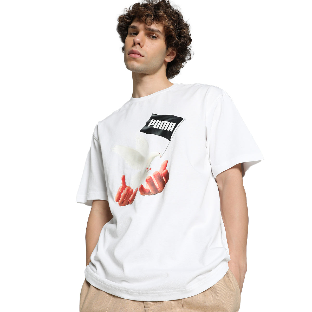 PUMA + MĆS TIEMPO Graphic Tee 'White'
