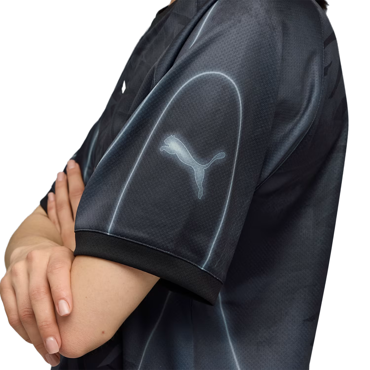 Tech-X Aop Relaxed Football Jersey'Black/AOP'
