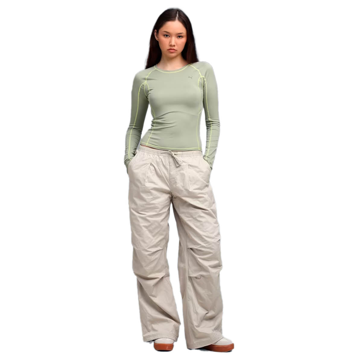 YONA Tight Longsleeve 'Lux Army'