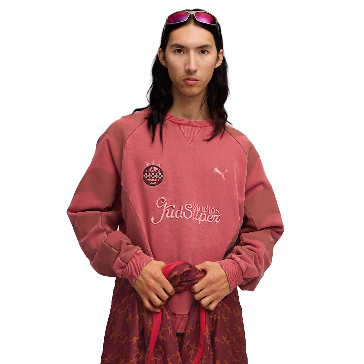 '+ KIDSUPER Sweatshirt 'Dark Crimson'