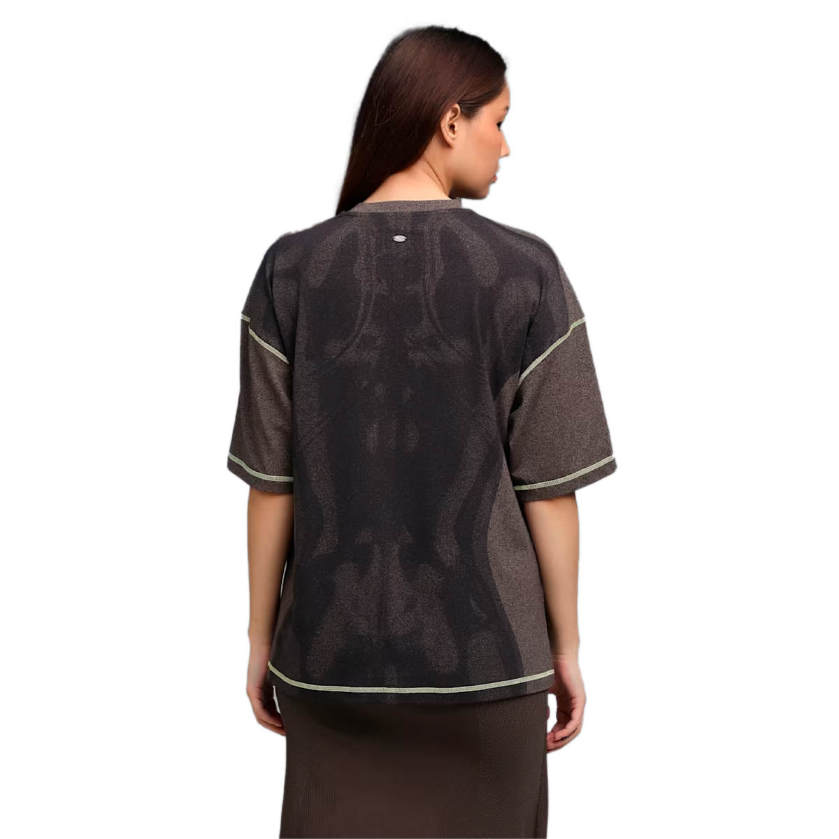 YONA AOP Tee 'Flat Bronze'