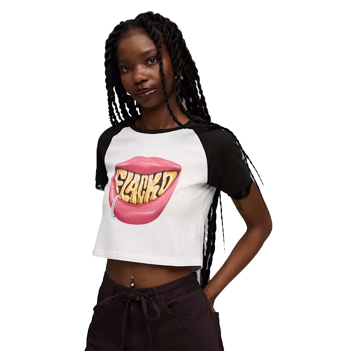 PUMA + A$AP ROCKY FLACKO Smile Baby Tee 'White/Black'