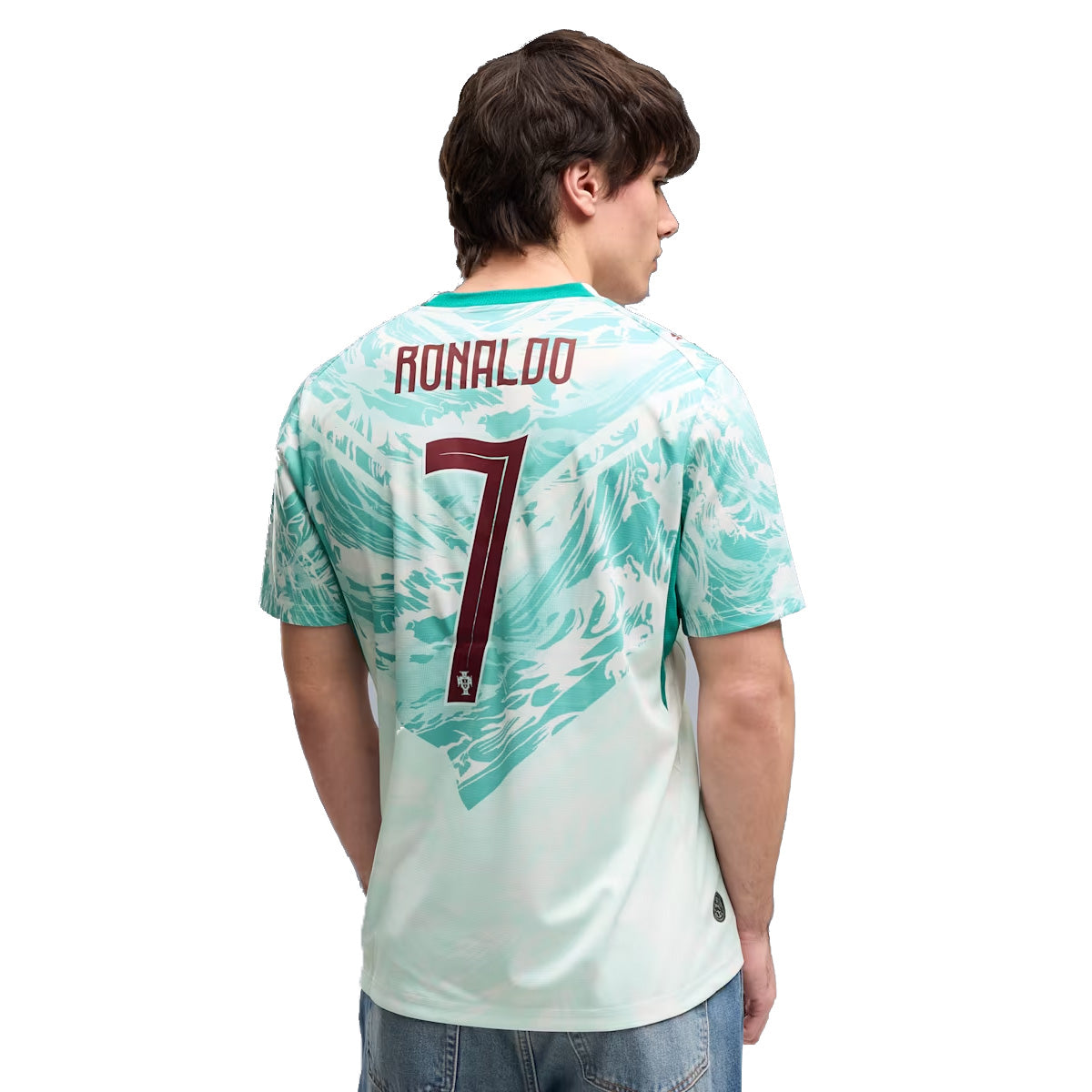 Portugal 2026 Away Jersey Player 'White/Green Lagoon'