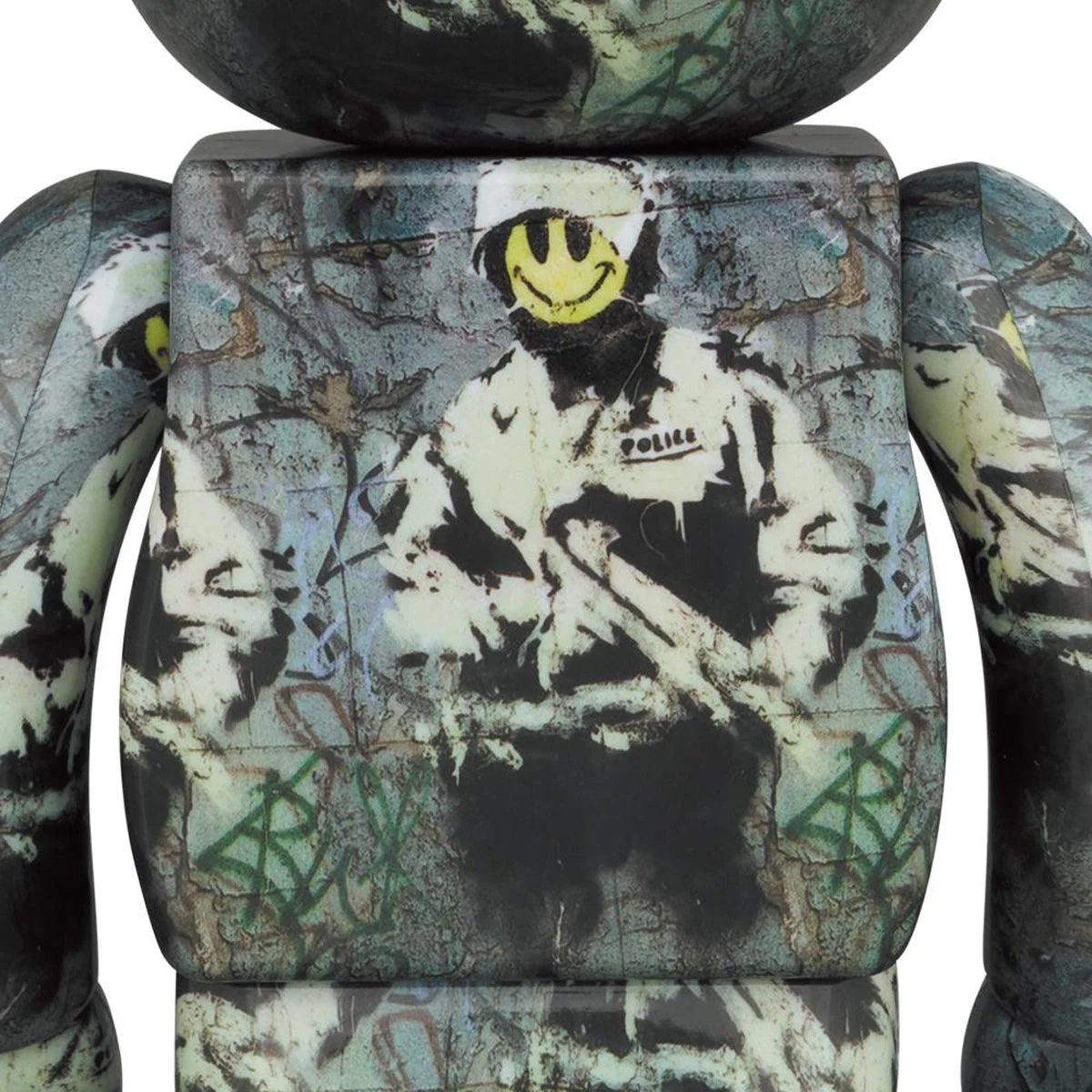 BRANDALISM Be@rbrick 100% + 400% 'Riot Cop'