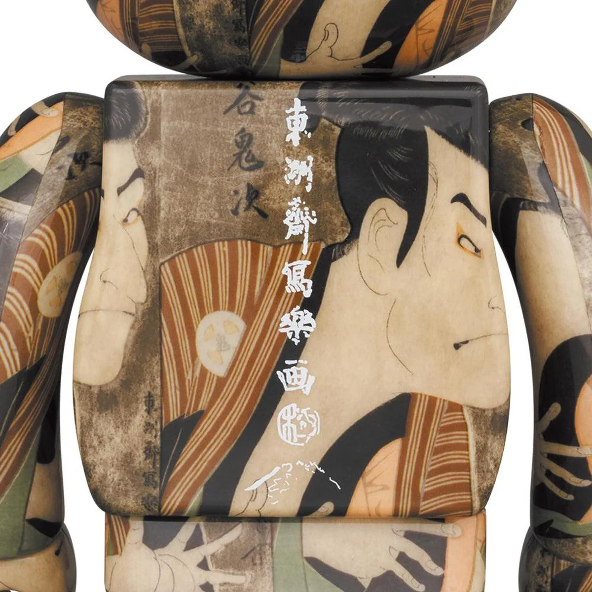 Toshusai Sharaku Be@rbrick 100% + 400% 'Kabuki Actor ?tani Oniji III as Yakko Edobei'