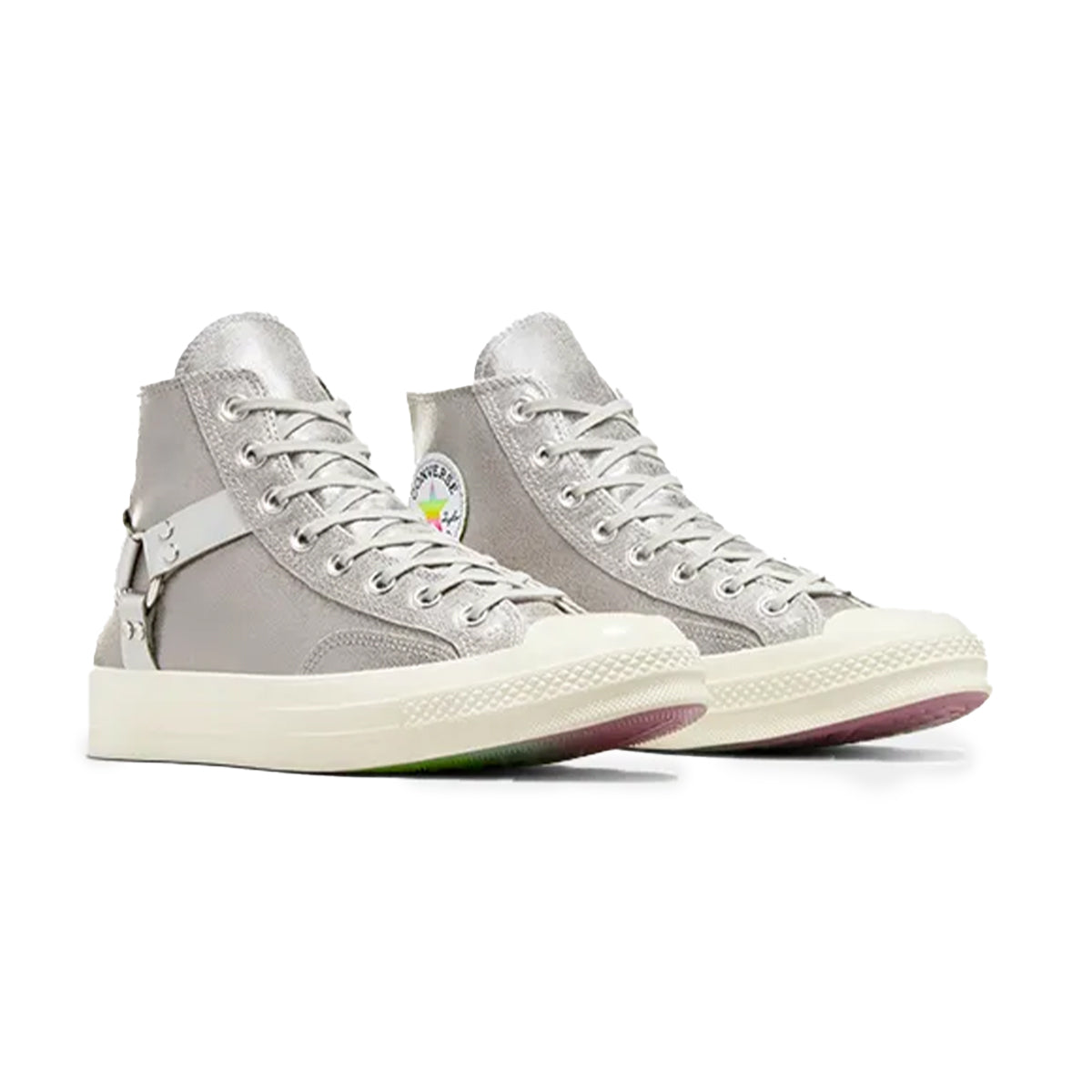 CHUCK 70 'SILVER/EGRET/CHAOS FUSCHIA'