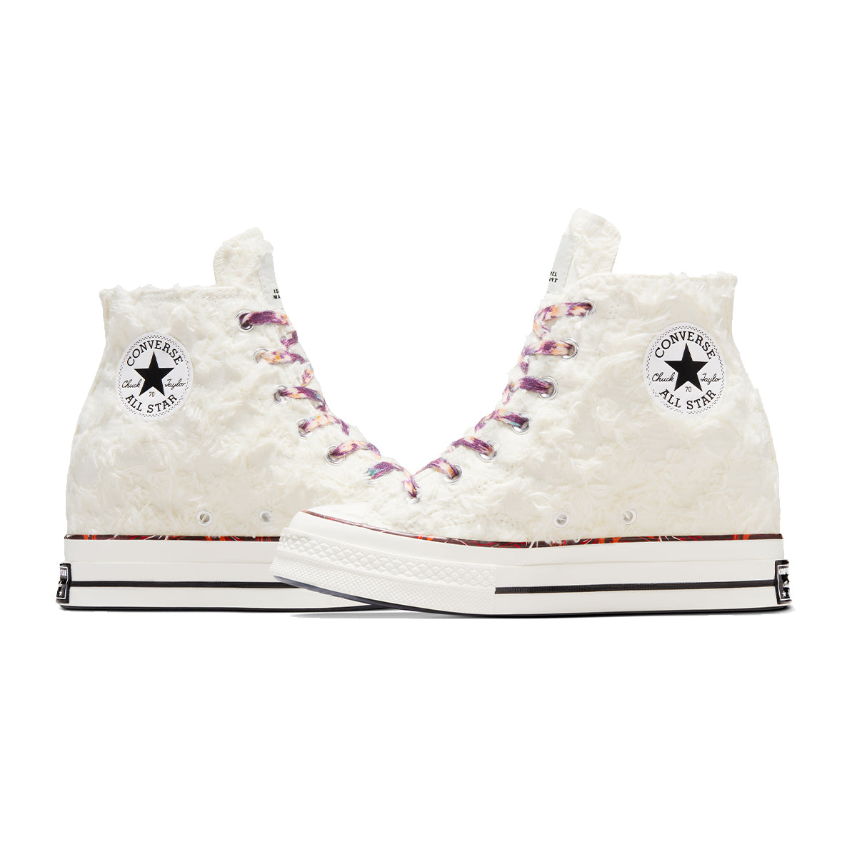 '+ ISABEL MARANT CHUCK 70 WEDGE HIGH 'VANILLA WHITE/BLACK-RED'
