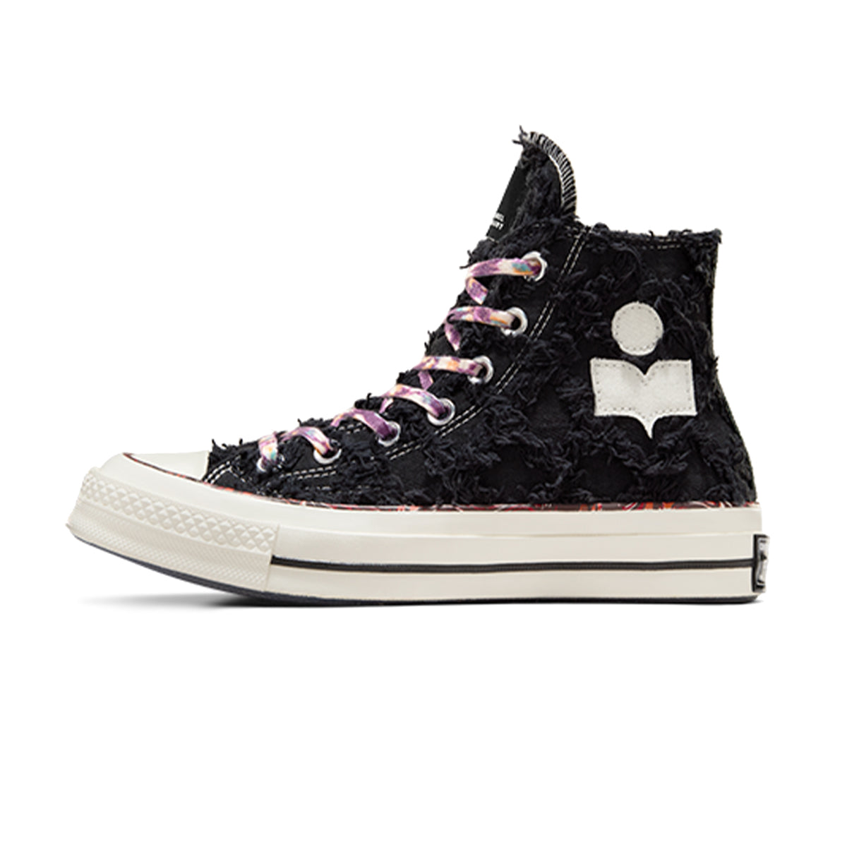 X ISABEL MARANT CHUCK 70 HIGH 'RAVEN/EGRET-RED'