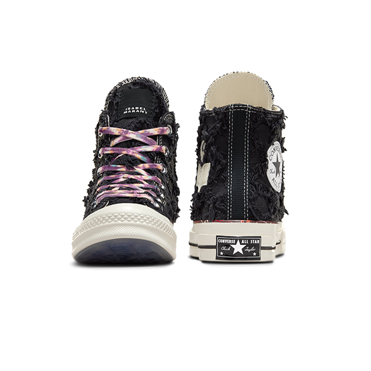 X ISABEL MARANT CHUCK 70 HIGH 'RAVEN/EGRET-RED'