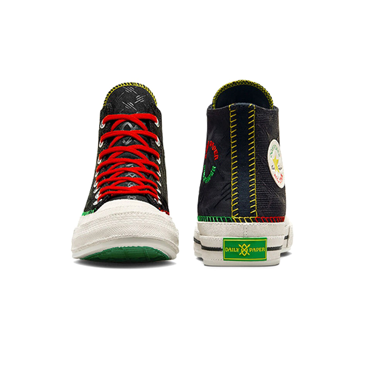 Daily Paper + Converse Chuck 70 High 'BLACK/EGRET/MULTI'