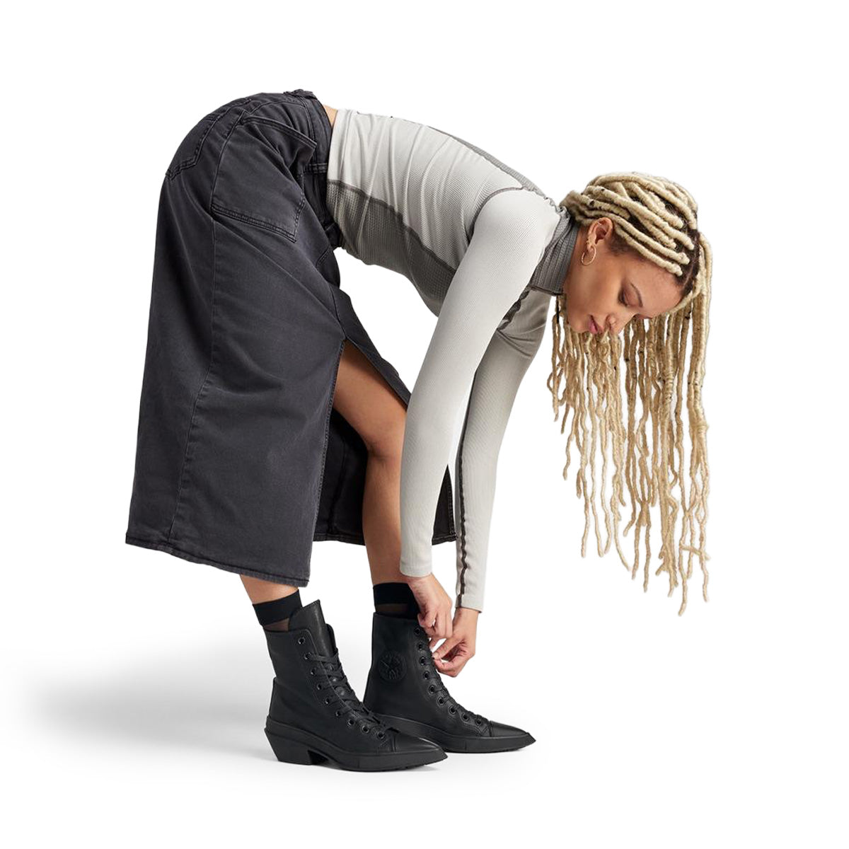 Chuck 70 De Luxe Pointed High 'BLACK/BLACK/BLACK'